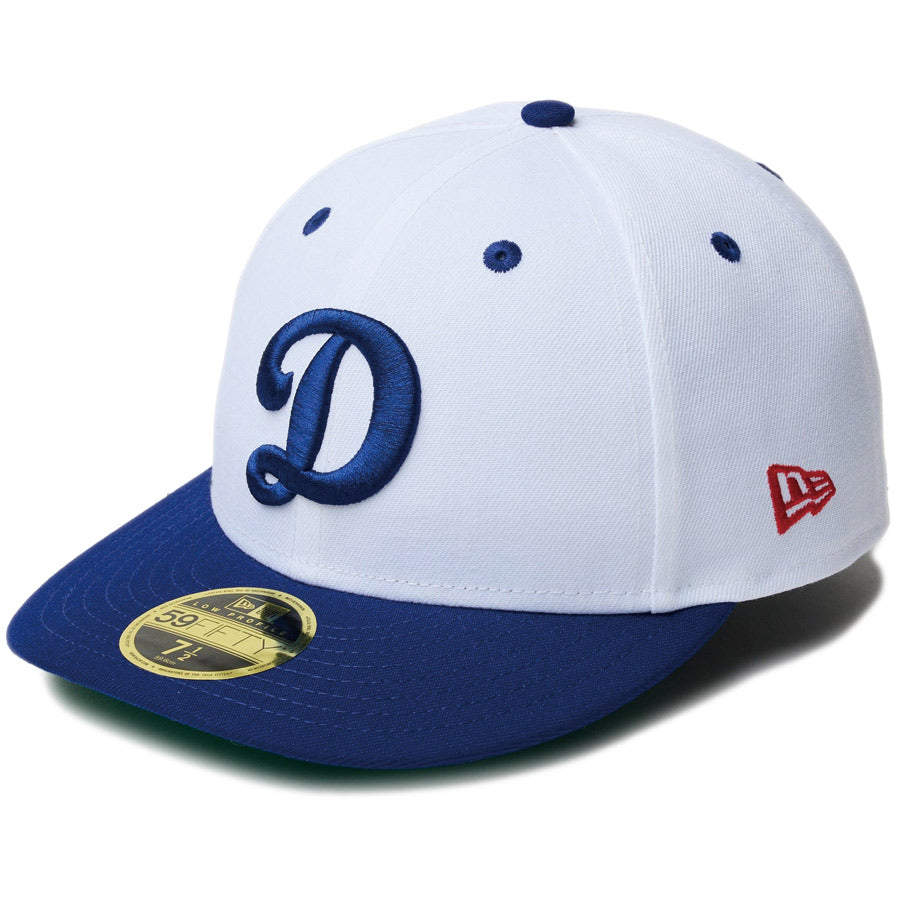LP 59FIFTY Dodgers Pack ロサンゼルス・ドジャース ホワイト ダークロイヤルバイザー
