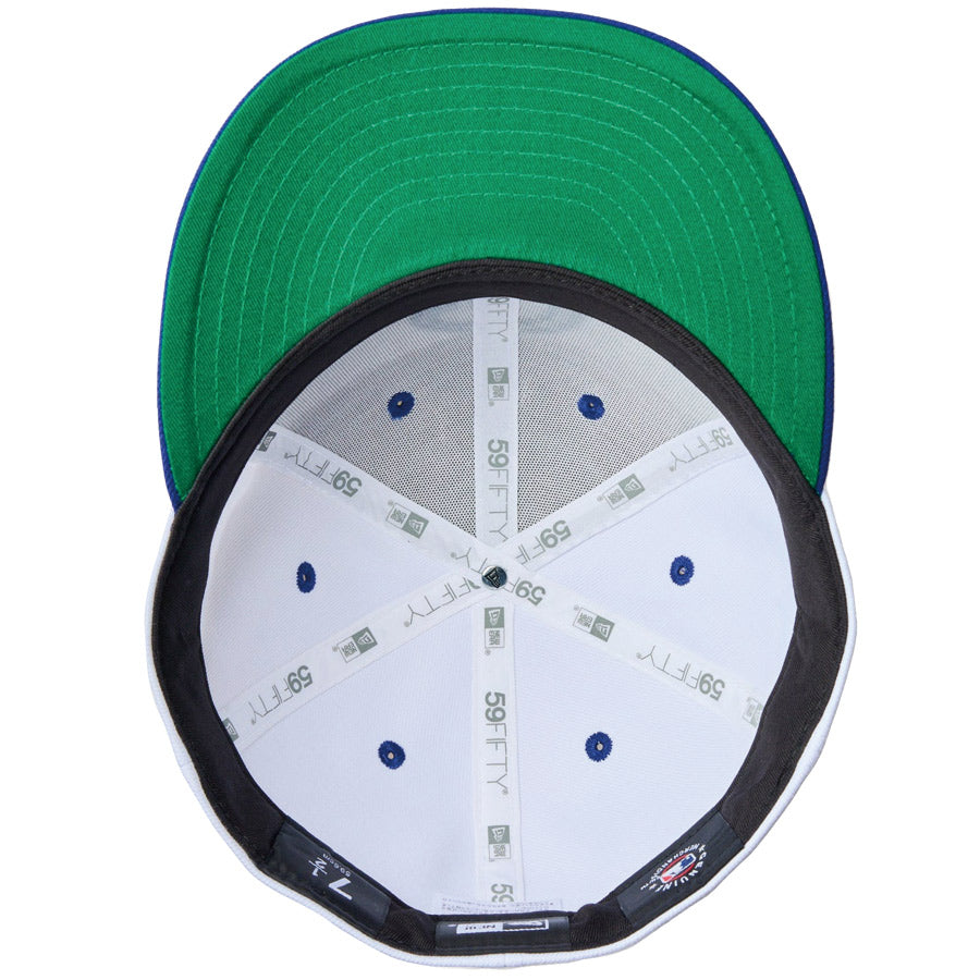LP 59FIFTY Dodgers Pack ロサンゼルス・ドジャース ホワイト ダークロイヤルバイザー
