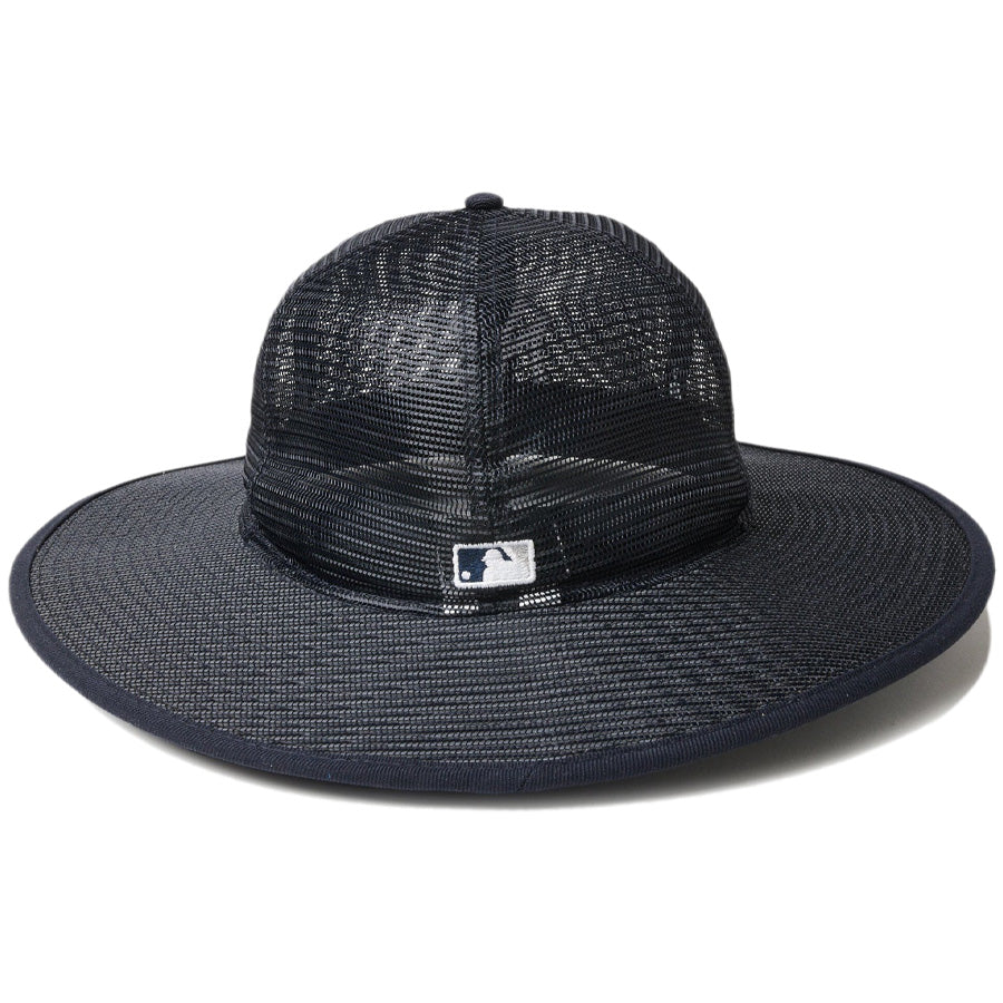 フィッテド ロングブリムハット メッシュ Fitted Long Brim Hat ニューヨーク・ヤンキース ネイビー
