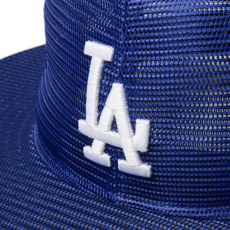 フィッテド ロングブリムハット メッシュ Fitted Long Brim Hat ロサンゼルス・ドジャース ダークロイヤル