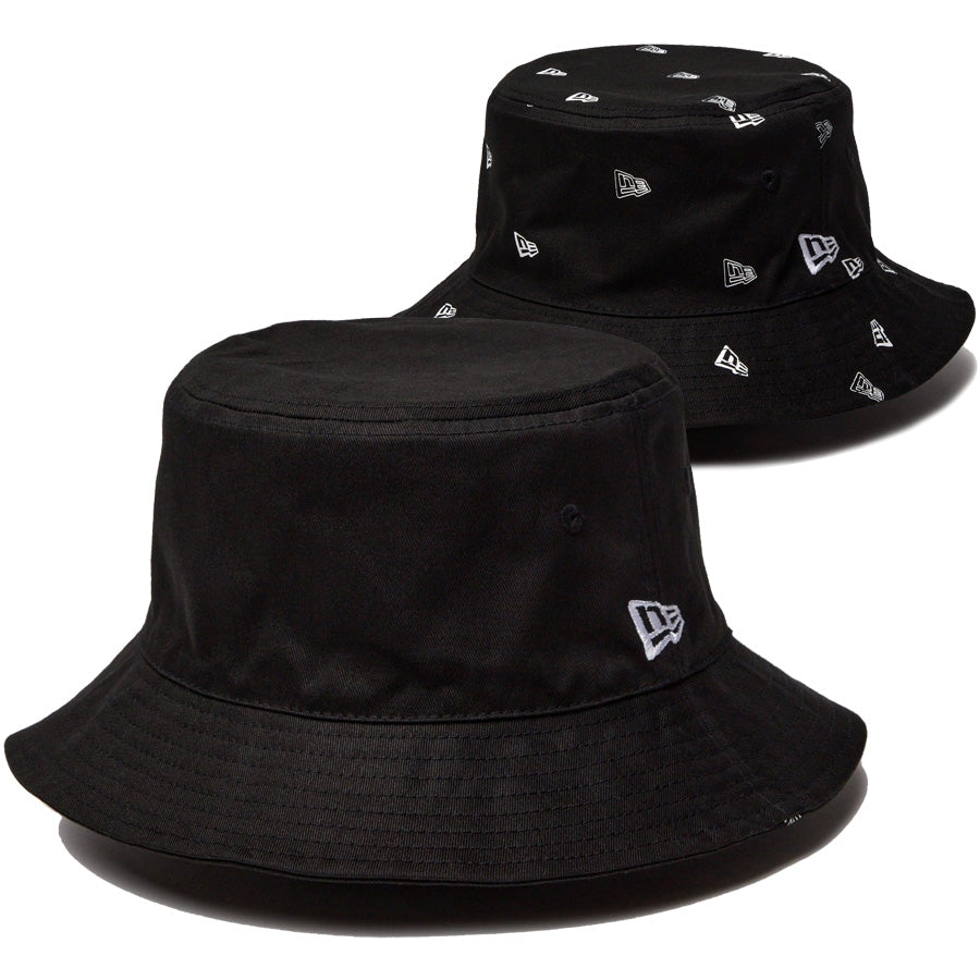 バケット01 リバーシブル Reversible Bucket フラッグモノグラム/ベーシック ブラック