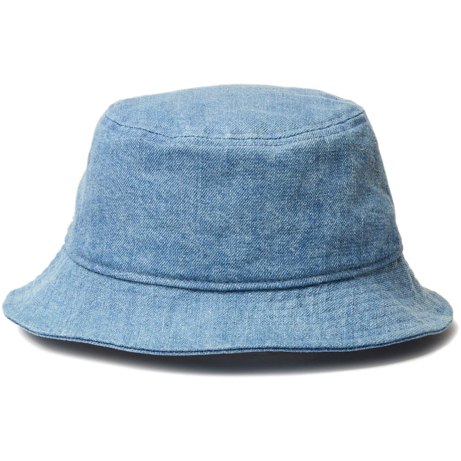 バケット01 Denim スクエアニューエラロゴ ウォッシュドデニム