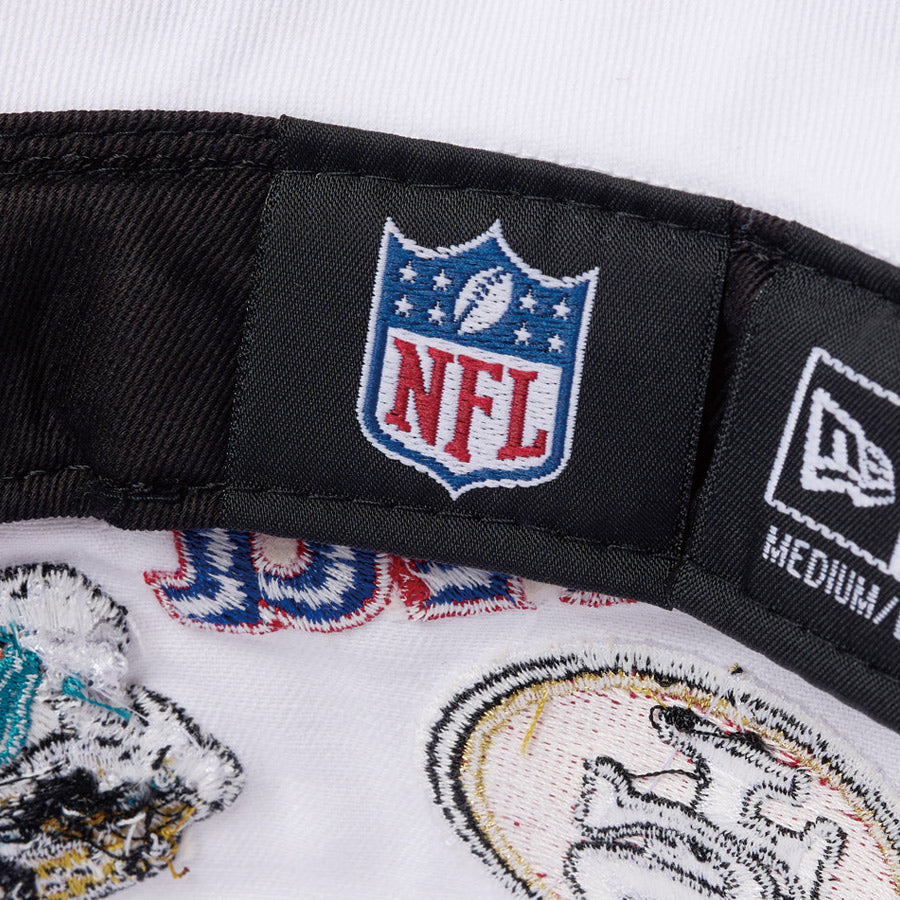 バケット01 Team Logo Allover NFL ホワイト