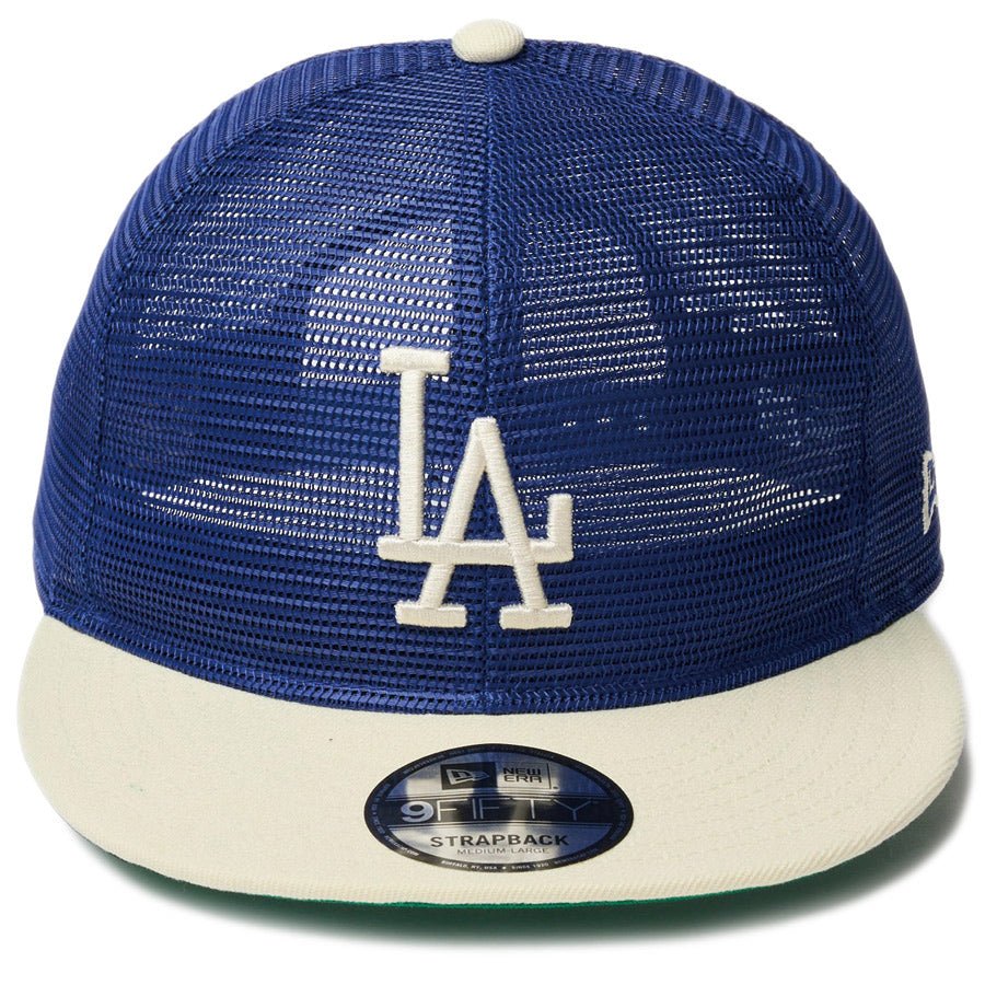 9FIFTY トラッカー MLB All Mesh ロサンゼルス・ドジャース クーパーズタウン ダークロイヤル クロームバイザー