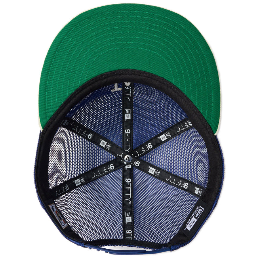 9FIFTY トラッカー MLB All Mesh ロサンゼルス・ドジャース クーパーズタウン ダークロイヤル クロームバイザー