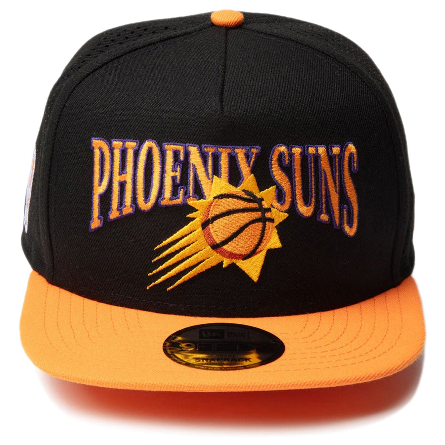 9FIFTY A-Frame NBA 2-Tone フェニックス・サンズ ブラック オレンジポプシクルバイザー