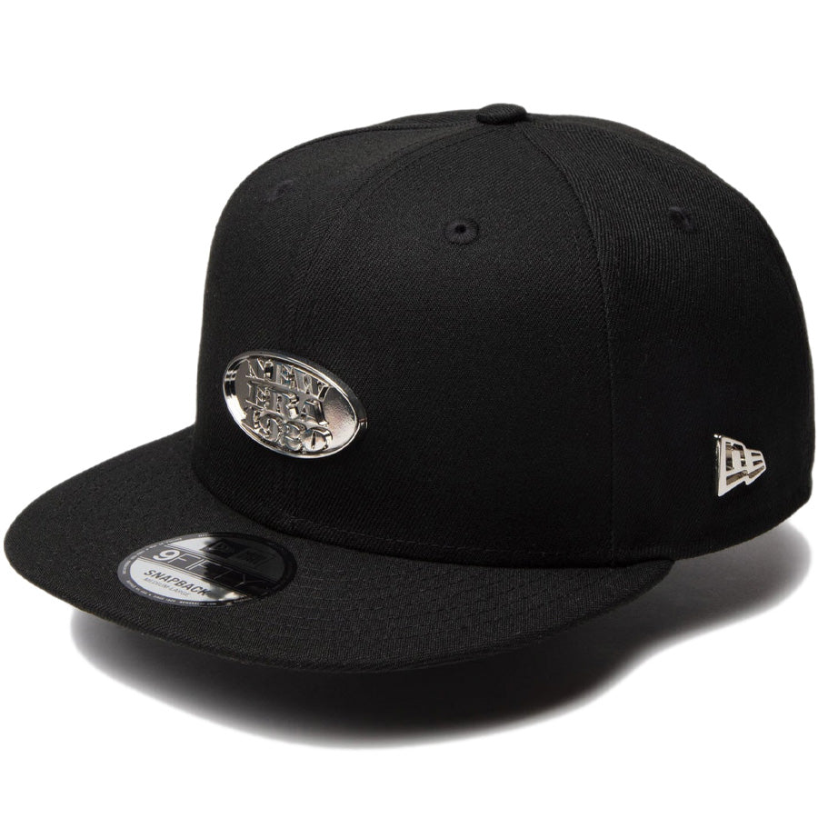 9FIFTY Metal Plate ブラック × シルバー