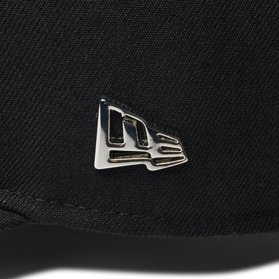 9FIFTY Metal Flag ウーブンパッチ ブラック × シルバー