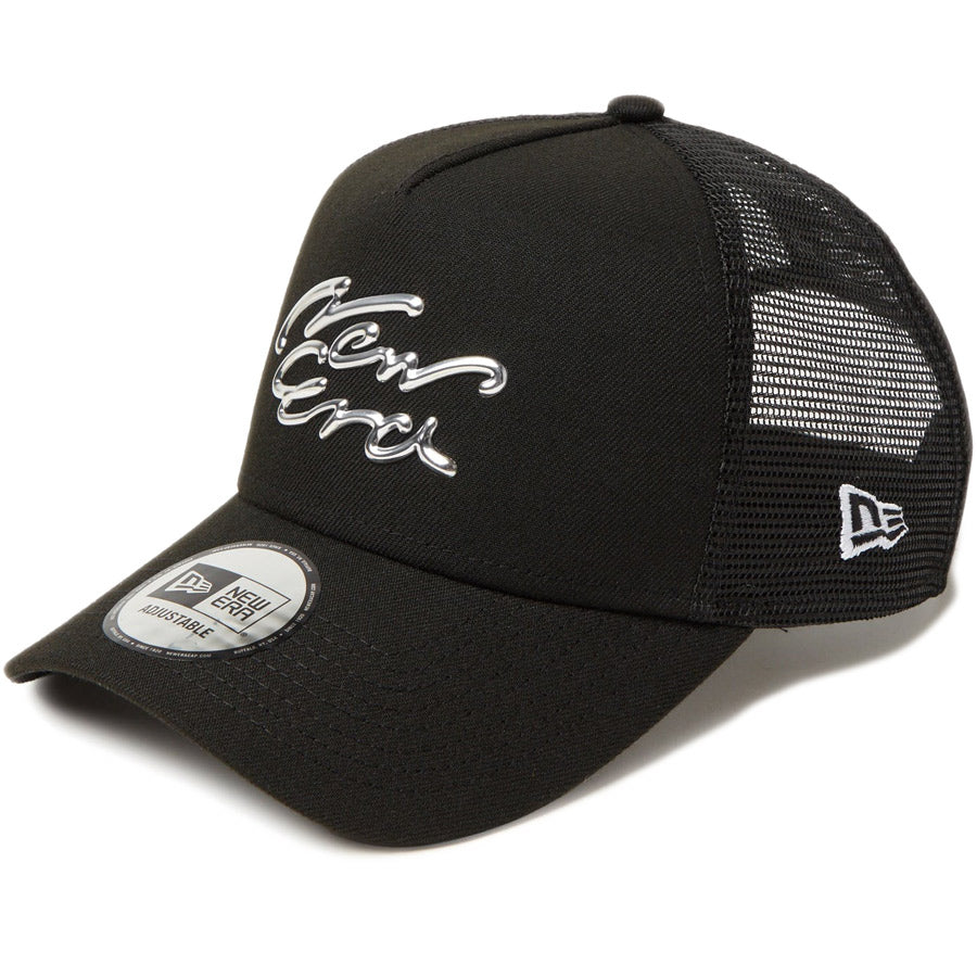 9FORTY A-Frame トラッカー TPU Logo NEW ERA ブラック
