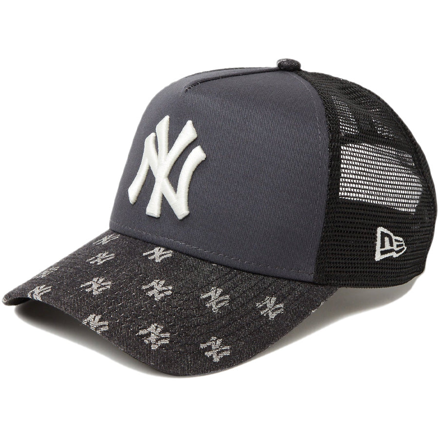9FORTY A-Frame トラッカー MLB Jacquard ニューヨーク・ヤンキース ブラック/クローム