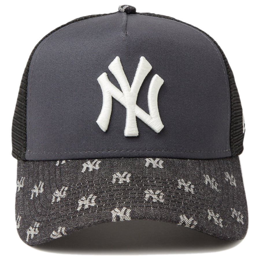 9FORTY A-Frame トラッカー MLB Jacquard ニューヨーク・ヤンキース ブラック/クローム