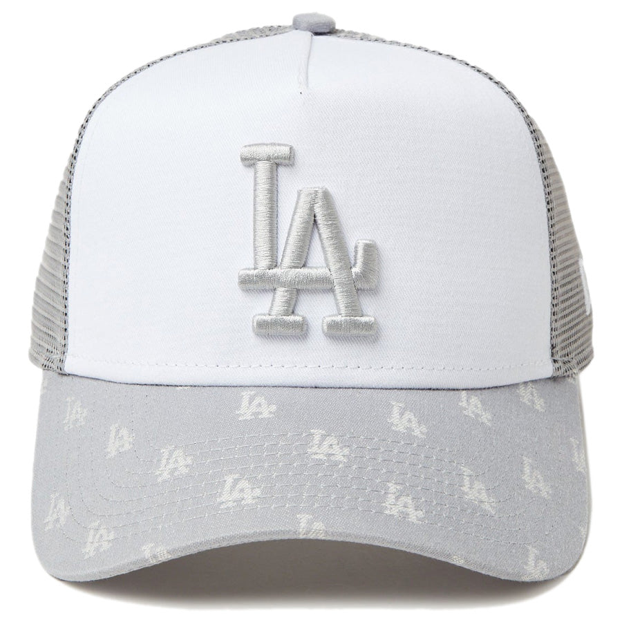 9FORTY A-Frame トラッカー MLB Jacquard ロサンゼルス・ドジャース グレー/ホワイト