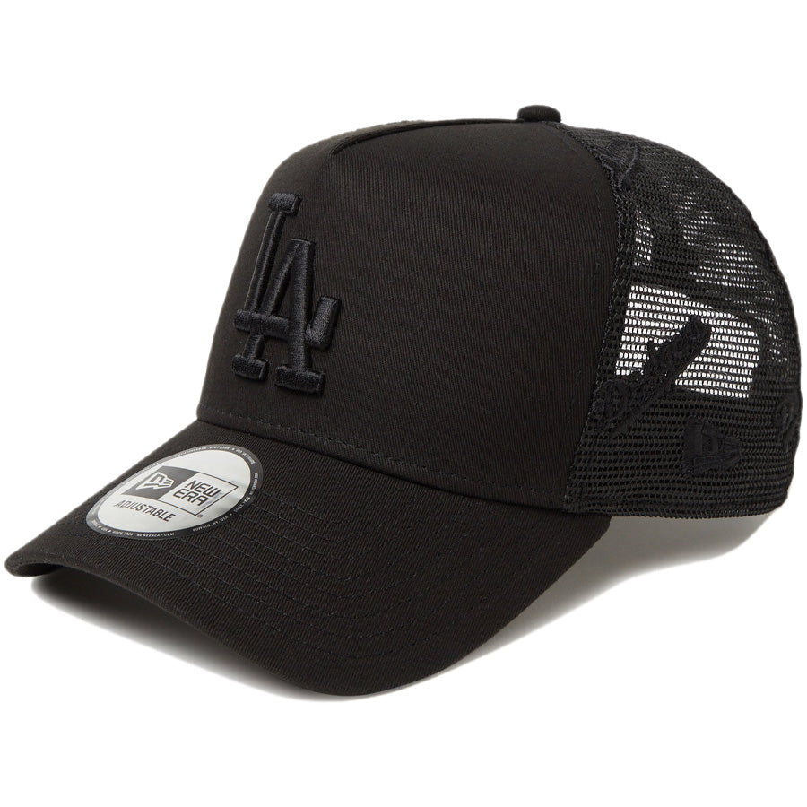 9FORTY A-Frame トラッカー MLB Mesh Embroidery ロサンゼルス・ドジャース ブラック