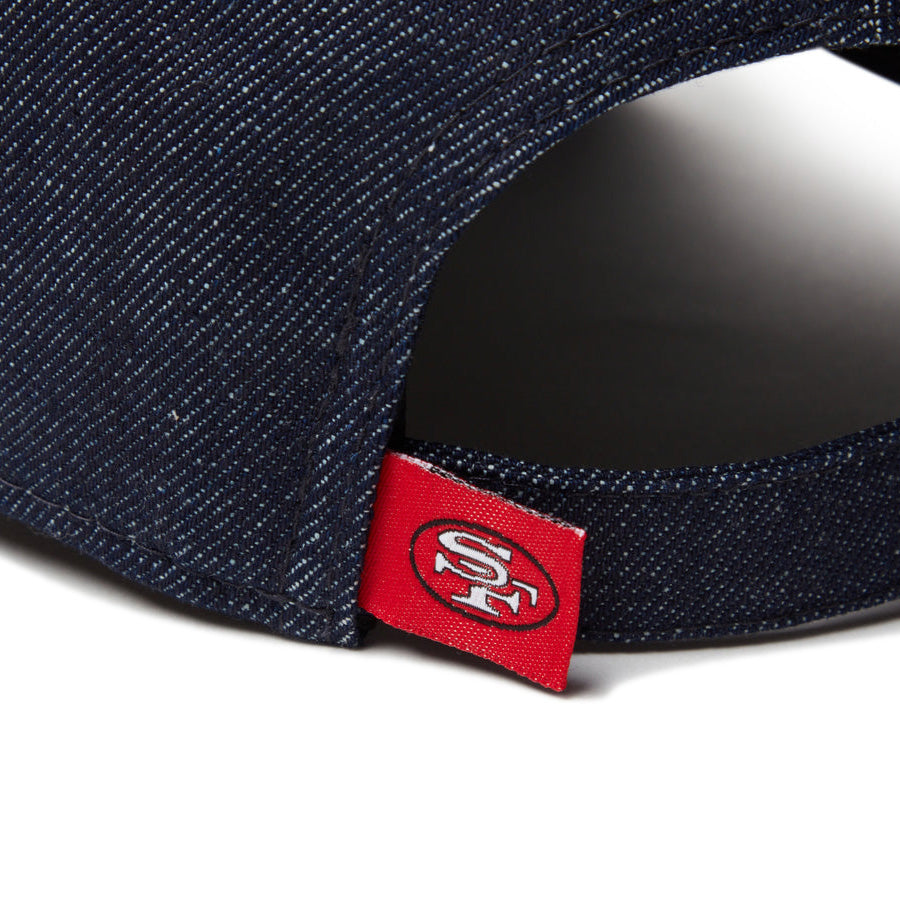 9THIRTY NFL Mini Logo サンフランシスコ・フォーティーナイナーズ インディゴデニム