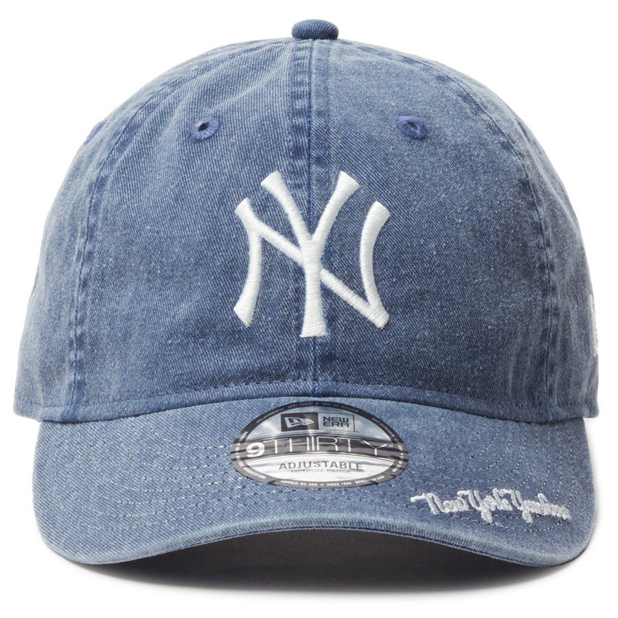 9THIRTY MLB Visor Logo ニューヨーク・ヤンキース アシッドウォッシュ ネイビー