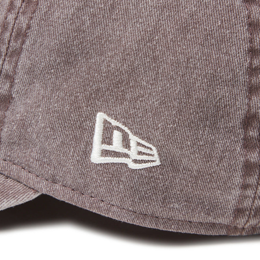 9THIRTY MLB Visor Logo ニューヨーク・ヤンキース アシッドウォッシュ カーキ