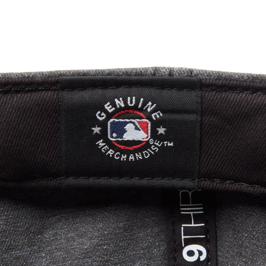 9THIRTY MLB Visor Logo ロサンゼルス・ドジャース アシッドウォッシュ ブラック