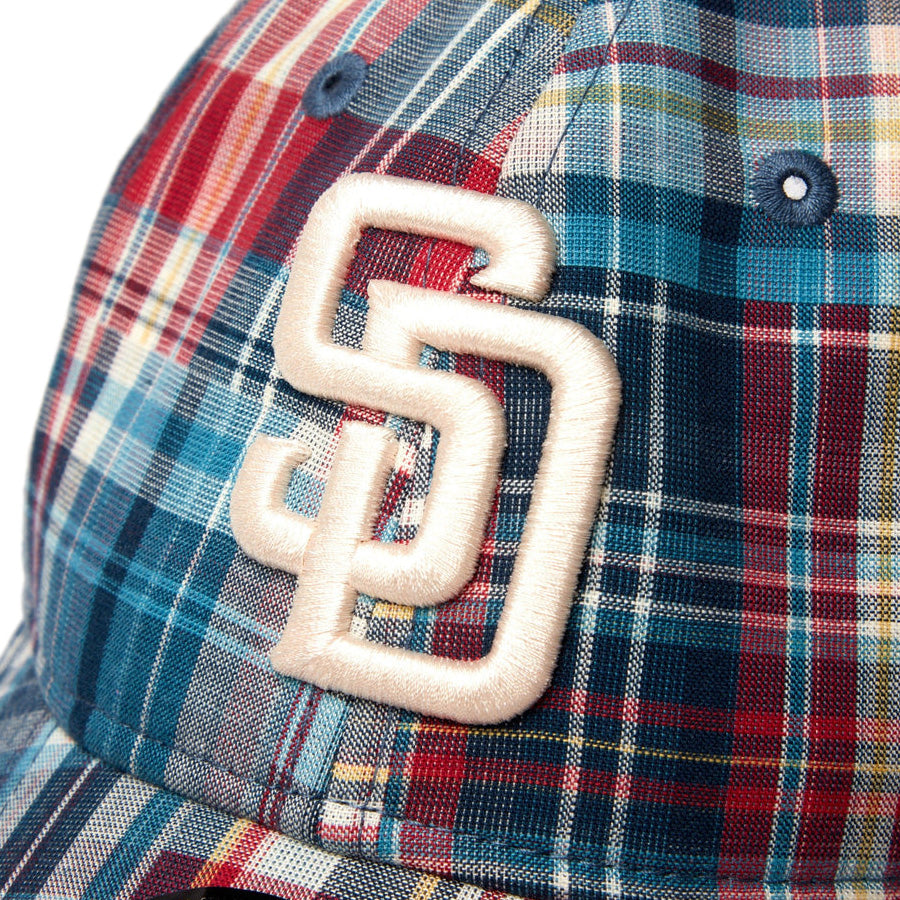 9TWENTY MLB Patchwork サンディエゴ・パドレス マドラスチェック