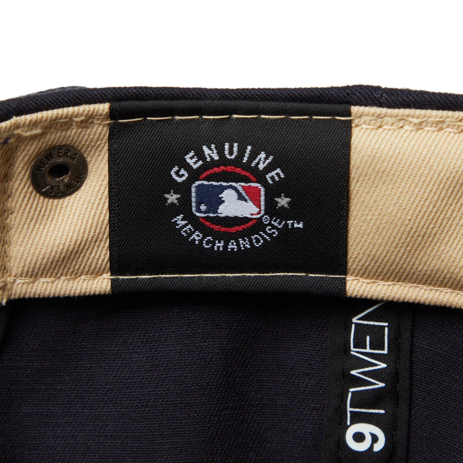 9TWENTY Khaki Sweat Band ニューヨーク・ヤンキース ネイビー カーキスウェットバンド
