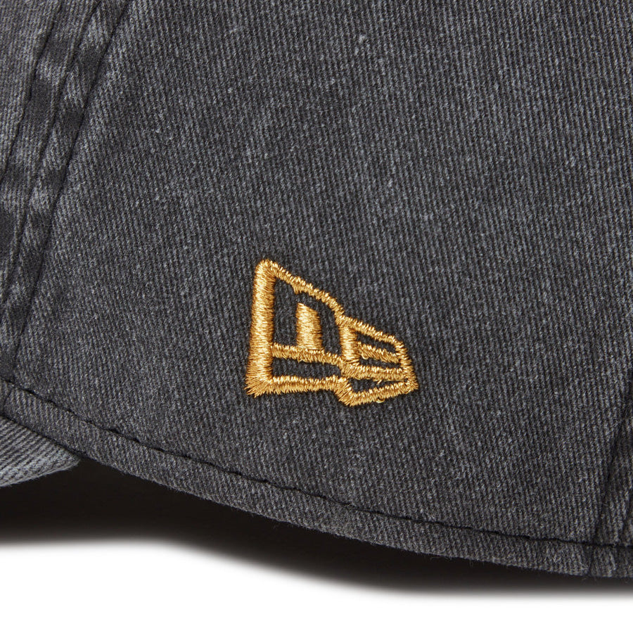 9TWENTY Emblem Logo アシッドウォッシュ ブラック