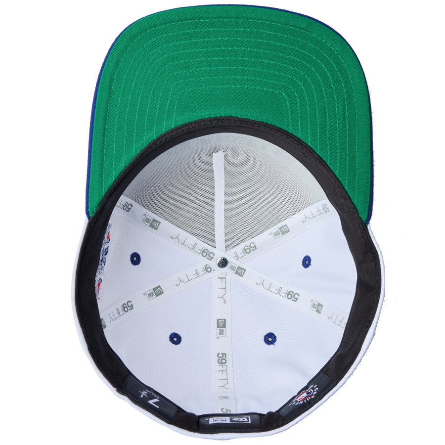 59FIFTY A-Frame Dodgers Pack ロサンゼルス・ドジャース ホワイト ダークロイヤルバイザー