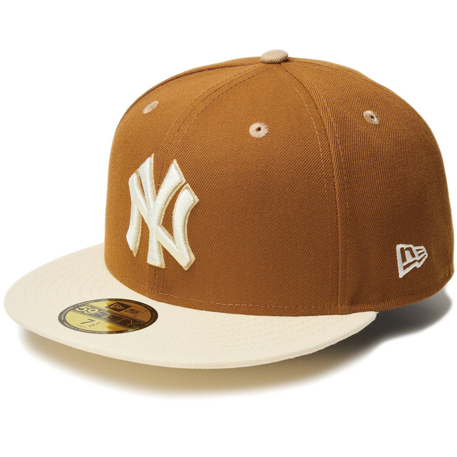 59FIFTY Pancakes ニューヨーク・ヤンキース トーステッドピーナッツ ワインコークバイザー