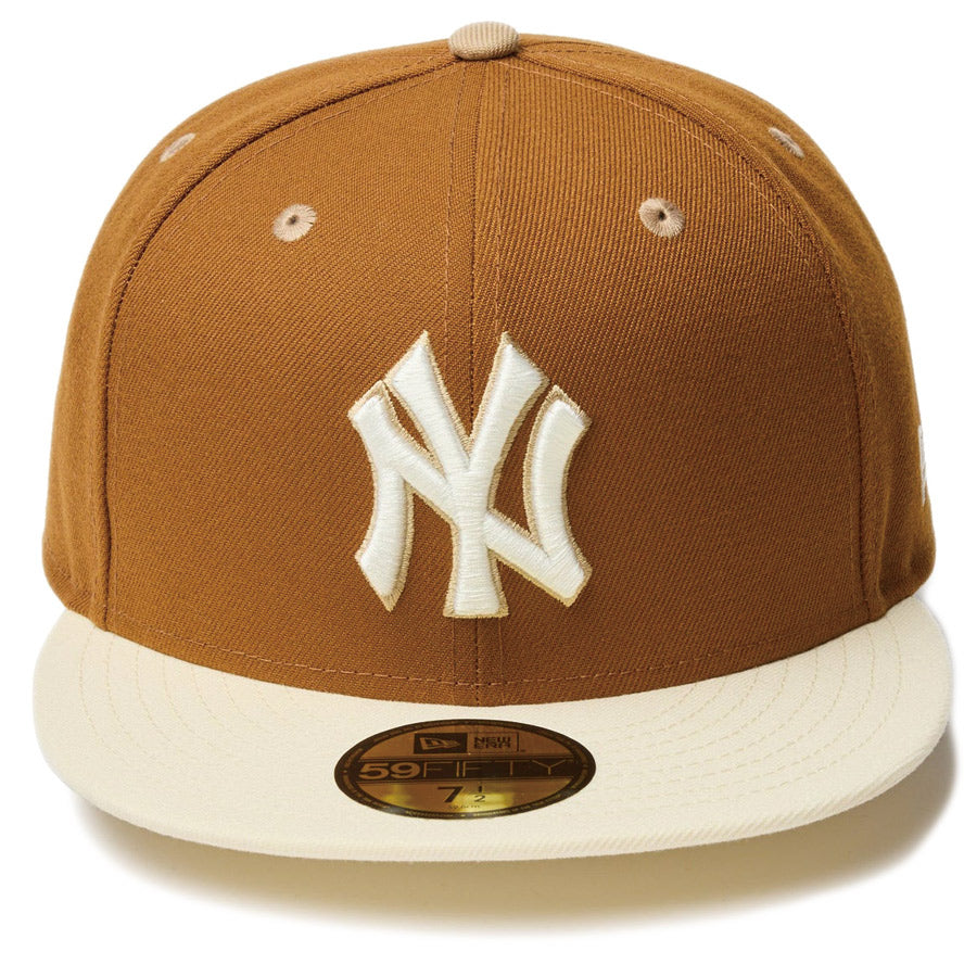 59FIFTY Pancakes ニューヨーク・ヤンキース トーステッドピーナッツ ワインコークバイザー