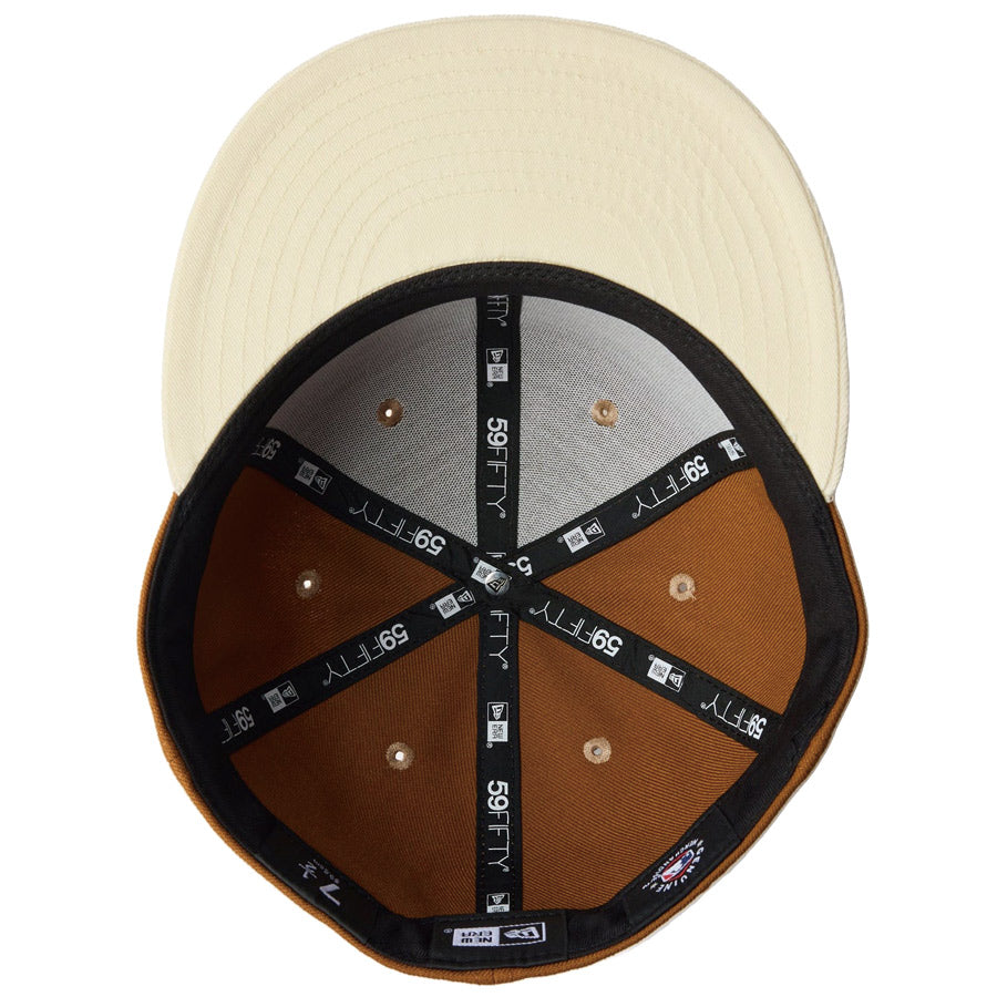 59FIFTY Pancakes ニューヨーク・ヤンキース トーステッドピーナッツ ワインコークバイザー
