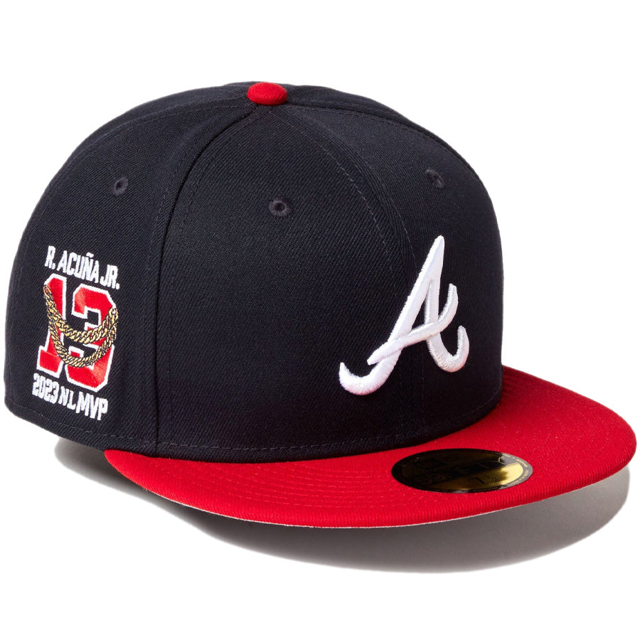 59FIFTY MVP アトランタ・ブレーブス ネイビー/スカーレット