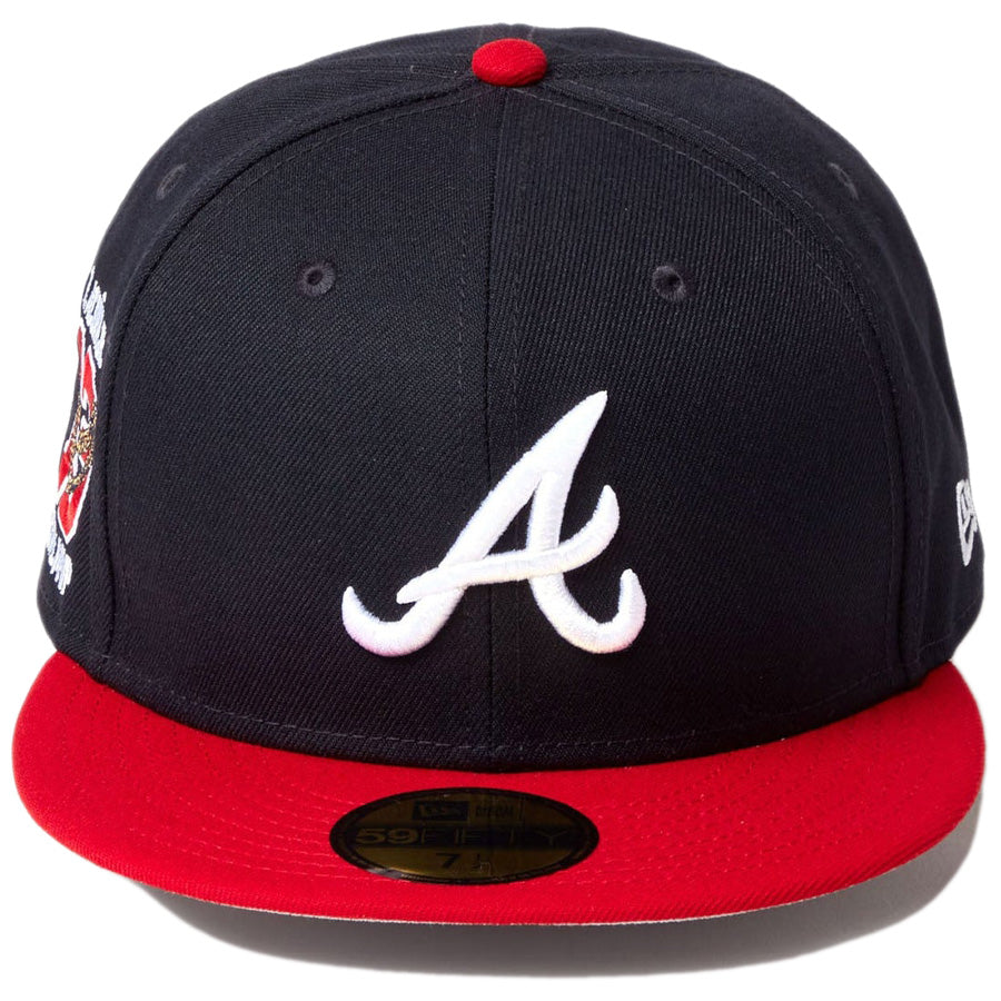 59FIFTY MVP アトランタ・ブレーブス ネイビー/スカーレット