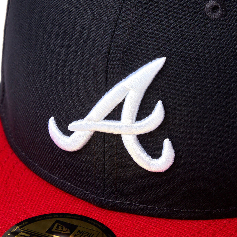 59FIFTY MVP アトランタ・ブレーブス ネイビー/スカーレット