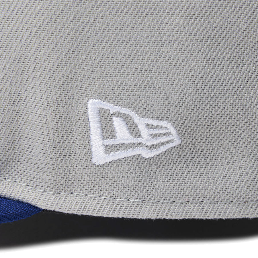 59FIFTY MLB Taping ロサンゼルス・ドジャース グレー ダークロイヤルバイザー