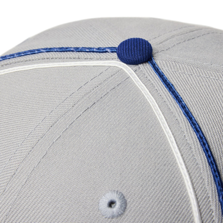 59FIFTY MLB Taping ロサンゼルス・ドジャース グレー ダークロイヤルバイザー