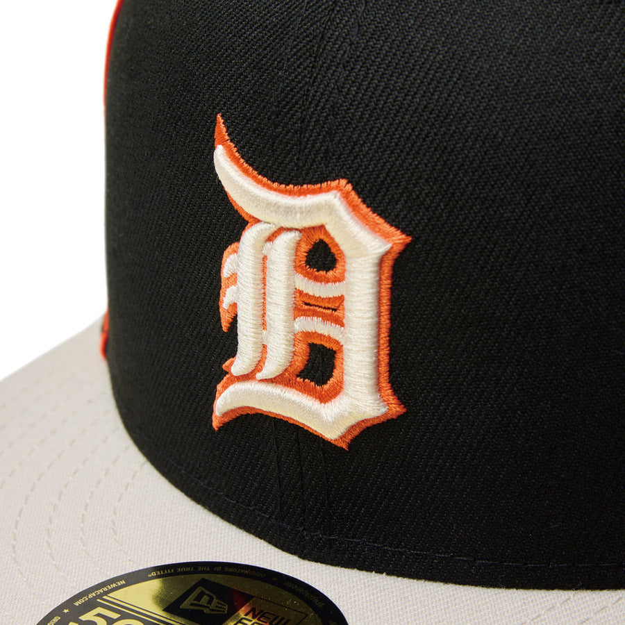 59FIFTY MLB Taping デトロイト・タイガース ブラック ストーンバイザー