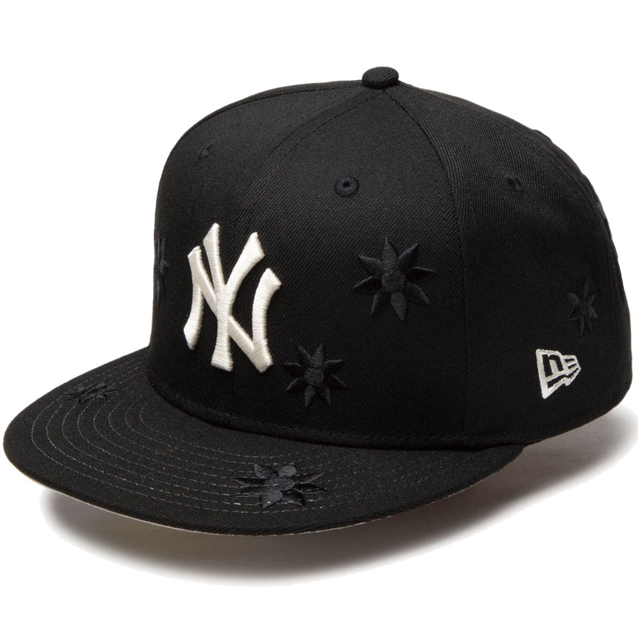 59FIFTY Flower Embroidery ニューヨーク・ヤンキース ブラック