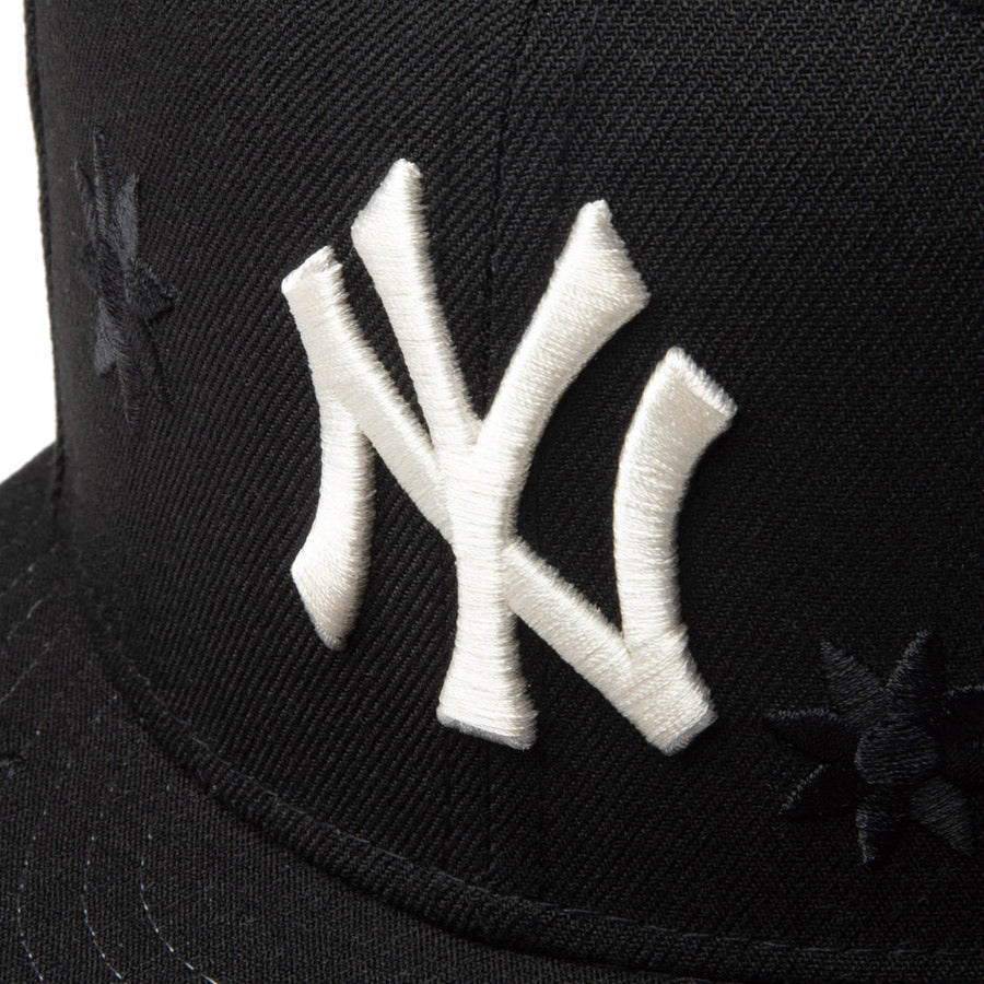 59FIFTY Flower Embroidery ニューヨーク・ヤンキース ブラック