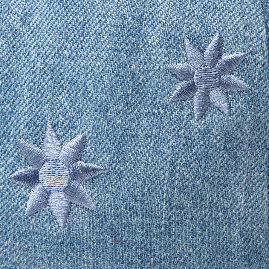 59FIFTY Flower Embroidery ロサンゼルス・ドジャース ウォッシュドデニム