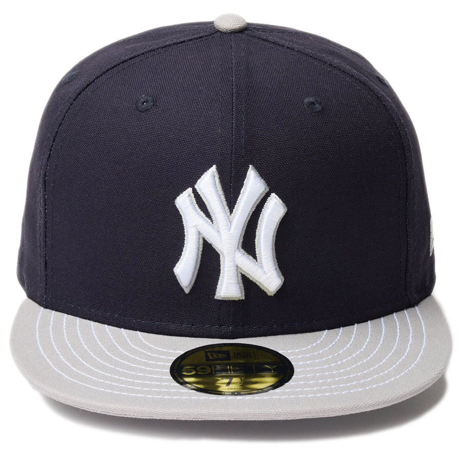 59FIFTY Duck Canvas ニューヨーク・ヤンキース ネイビー グレーバイザー