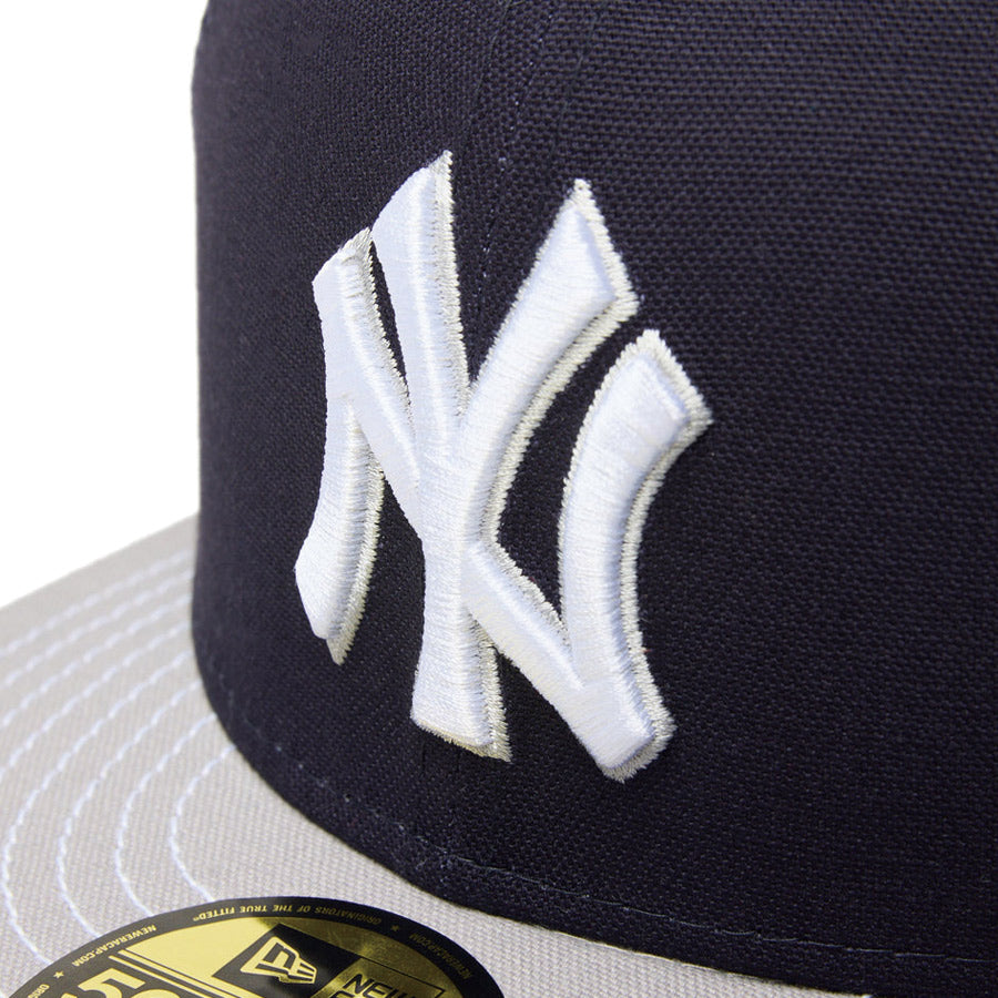 59FIFTY Duck Canvas ニューヨーク・ヤンキース ネイビー グレーバイザー