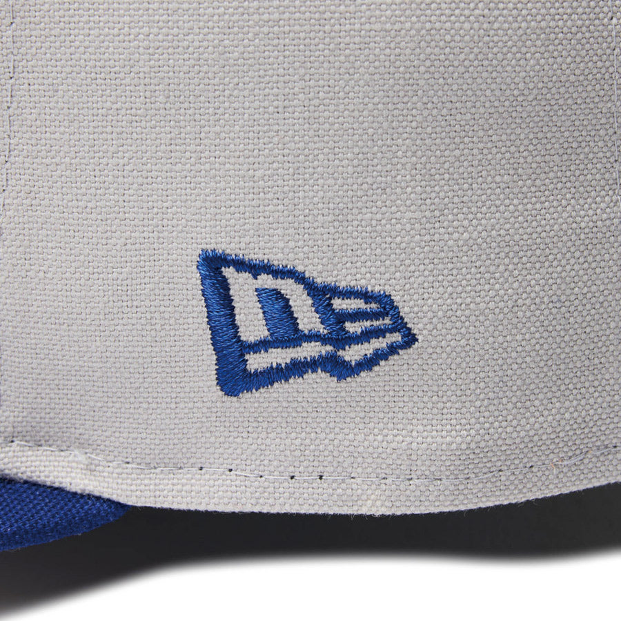 59FIFTY Duck Canvas ロサンゼルス・ドジャース グレー ダークロイヤルバイザー