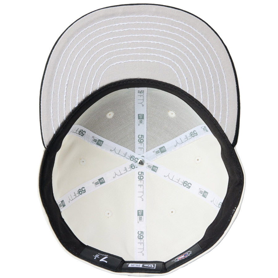 59FIFTY Duck Canvas デトロイト・タイガース アイボリー ブラックバイザー