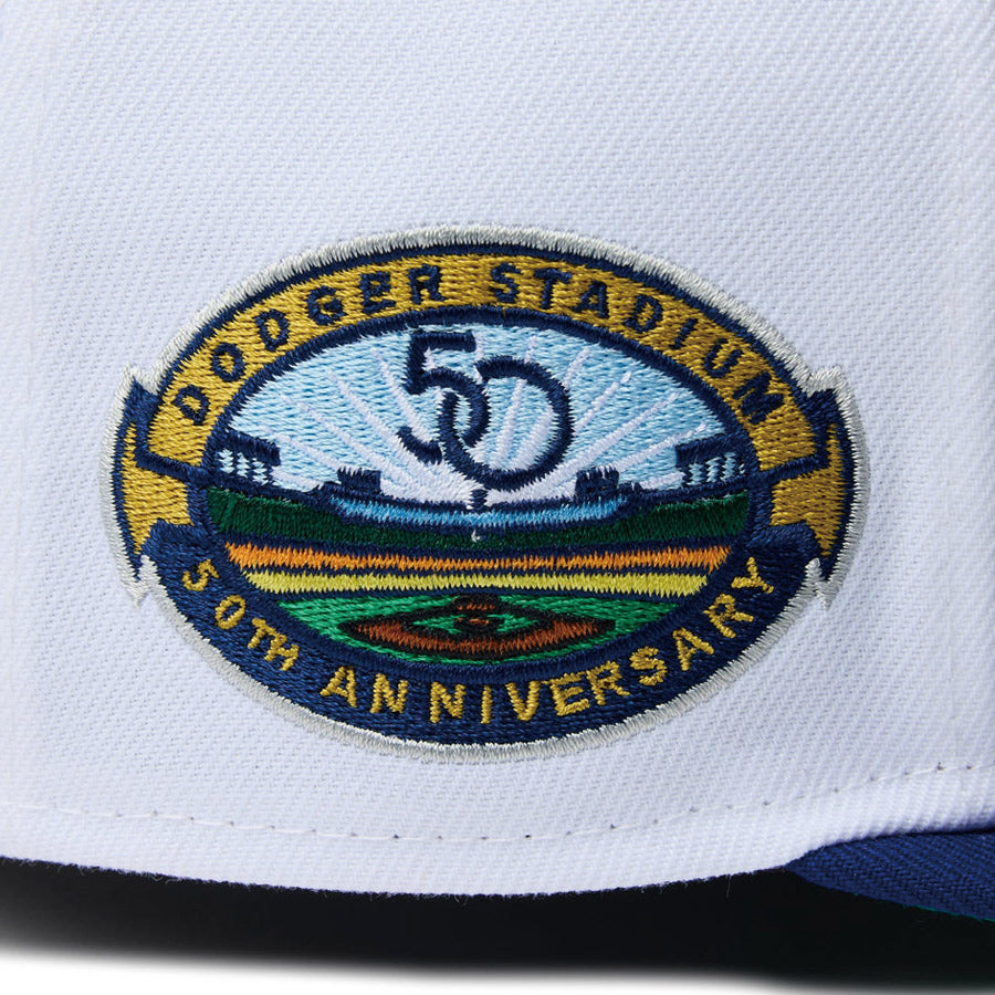 59FIFTY Dodgers Pack ロサンゼルス・ドジャース ホワイト ダークロイヤルバイザー
