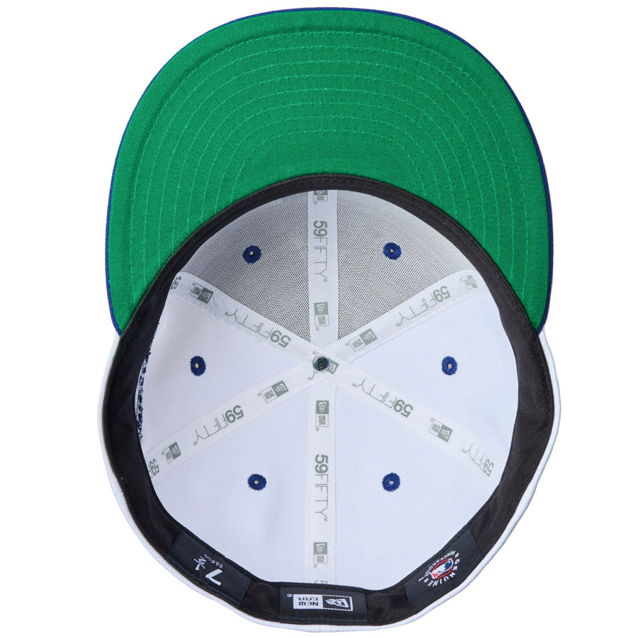 59FIFTY Dodgers Pack ロサンゼルス・ドジャース ホワイト ダークロイヤルバイザー