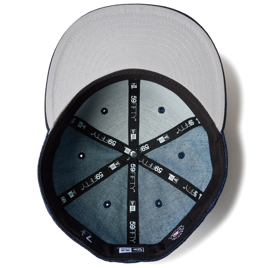 59FIFTY MLB Denim 2-Tone ニューヨーク・ヤンキース インディゴデニム ネイビーバイザー