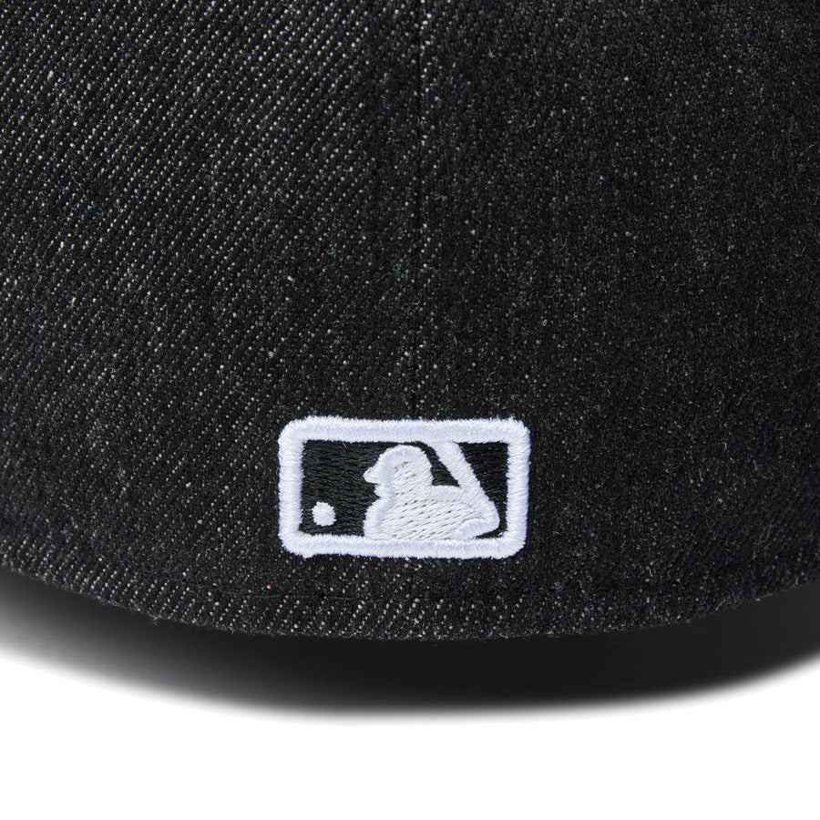 59FIFTY MLB Denim 2-Tone シカゴ・ホワイトソックス ブラックデニム ブラックバイザー