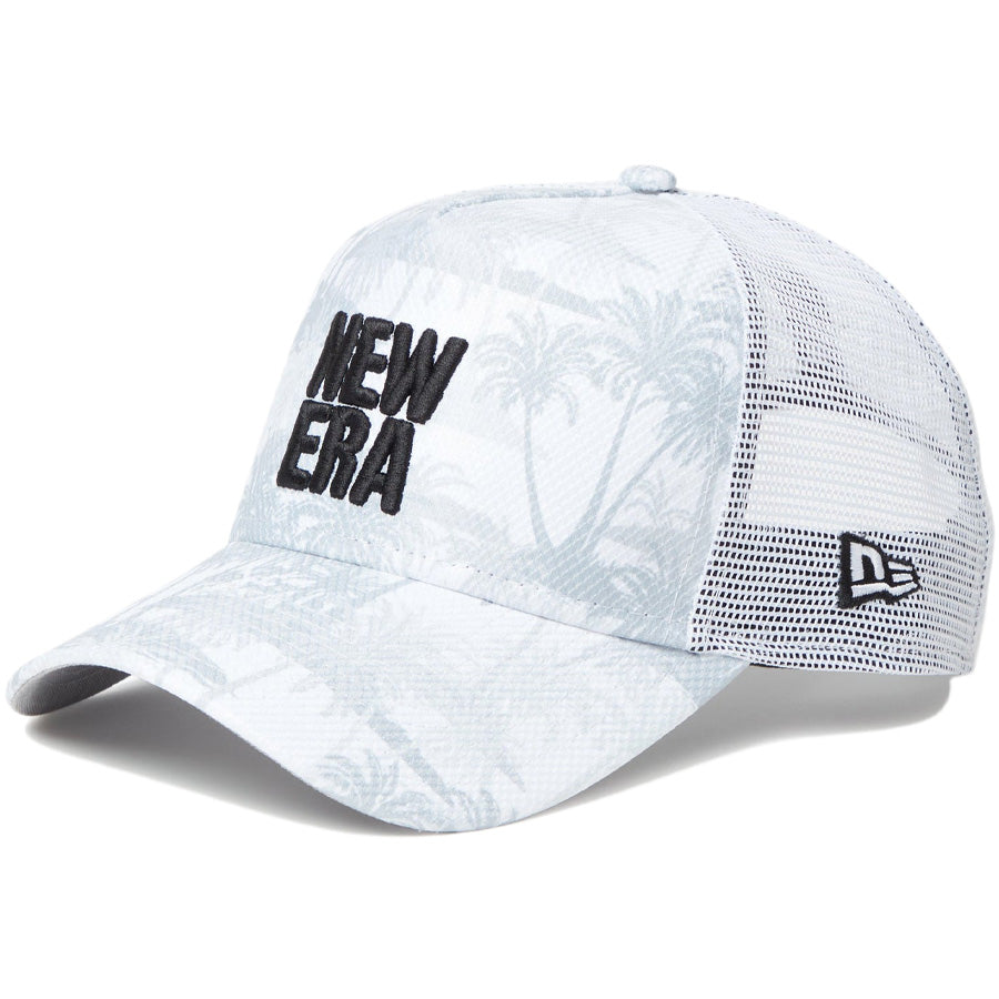 9FORTY A-Frame Palm Tree Camo スクエアニューエラ ホワイトカモ | ゴルフ