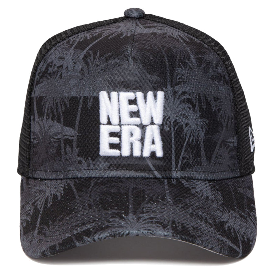 9FORTY A-Frame Palm Tree Camo スクエアニューエラ ブラックカモ | ゴルフ