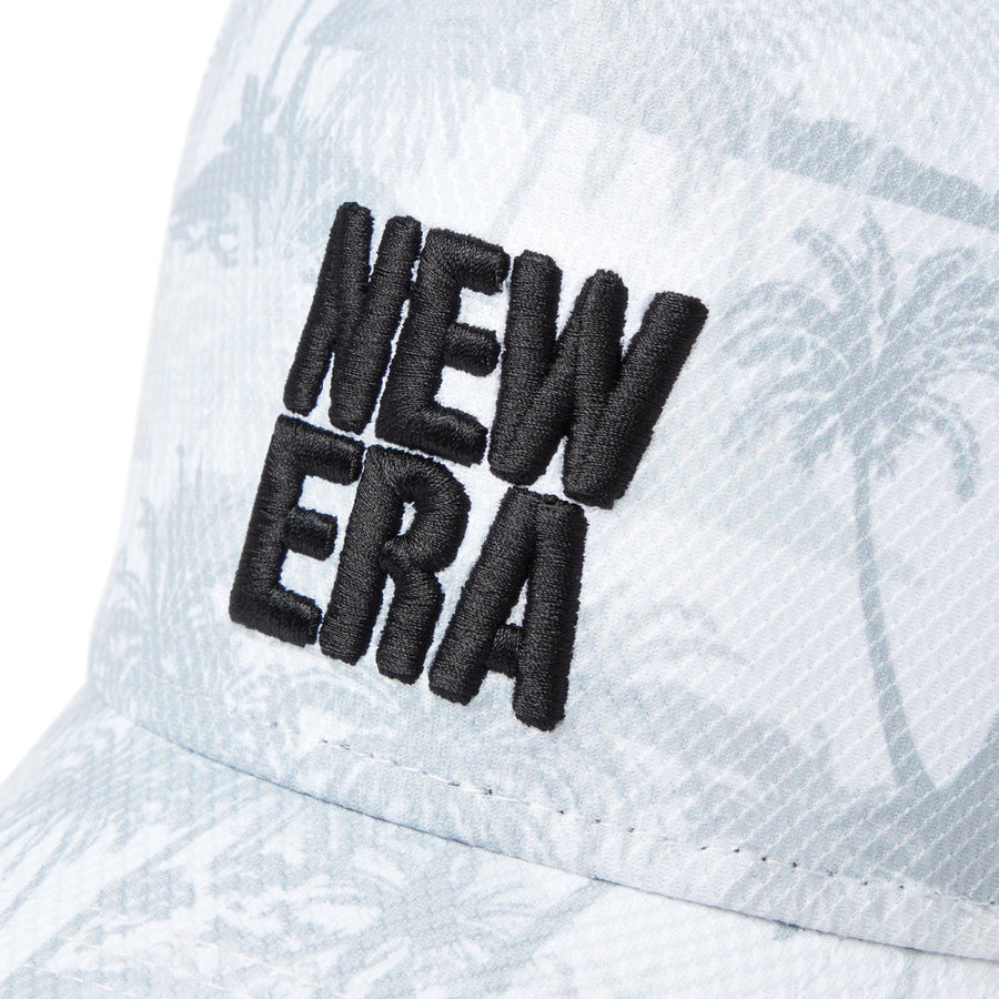 9FORTY A-Frame Palm Tree Camo スクエアニューエラ ホワイトカモ | ゴルフ