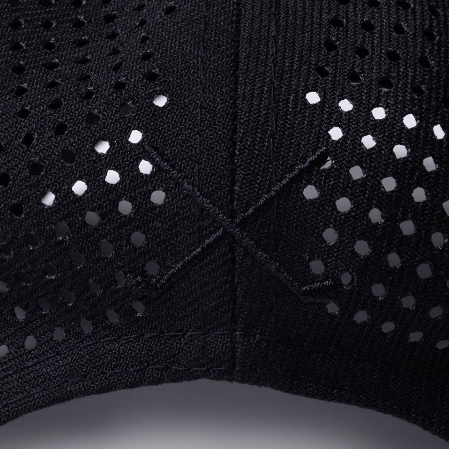 【ゴルフ】9FORTY A-Frame Laser Perforated ボックスロゴ ブラック