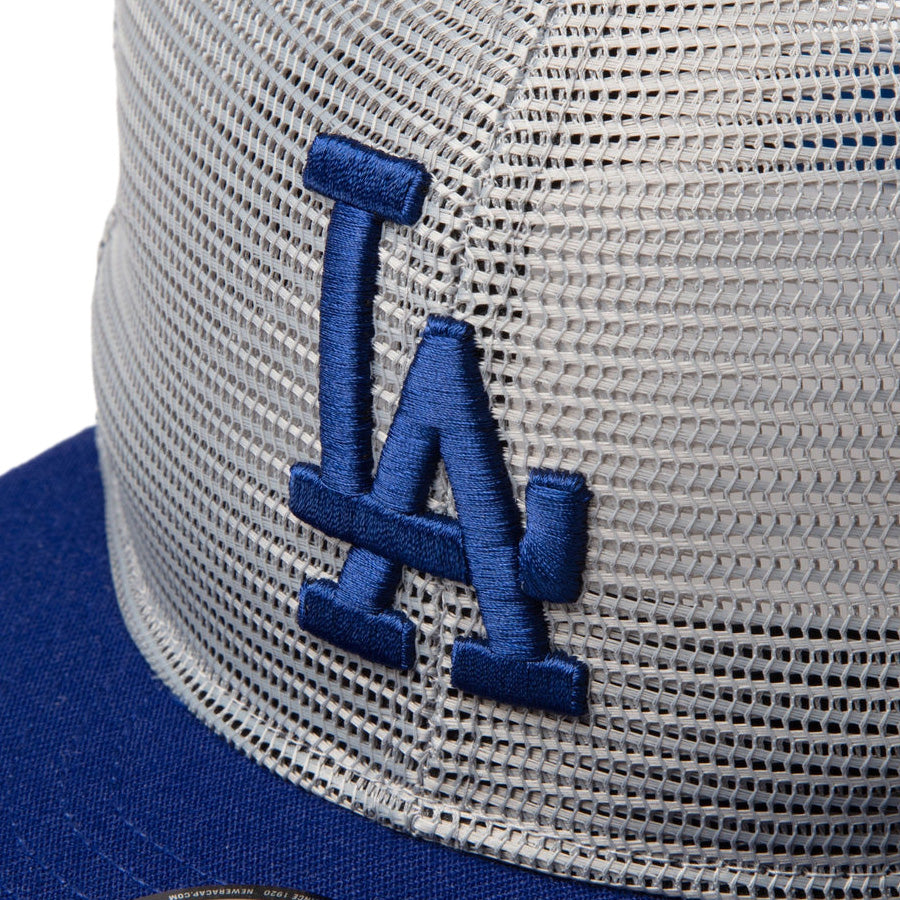 Youth 9FIFTY トラッカー All Mesh ロサンゼルス・ドジャース グレー ネイビーバイザー